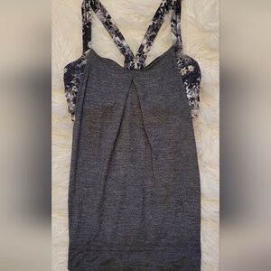 Lululemon Floral Tank Size 6 Like New